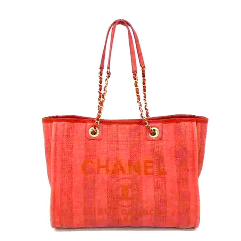 Chanel Deauville Canvas and Leather Tote